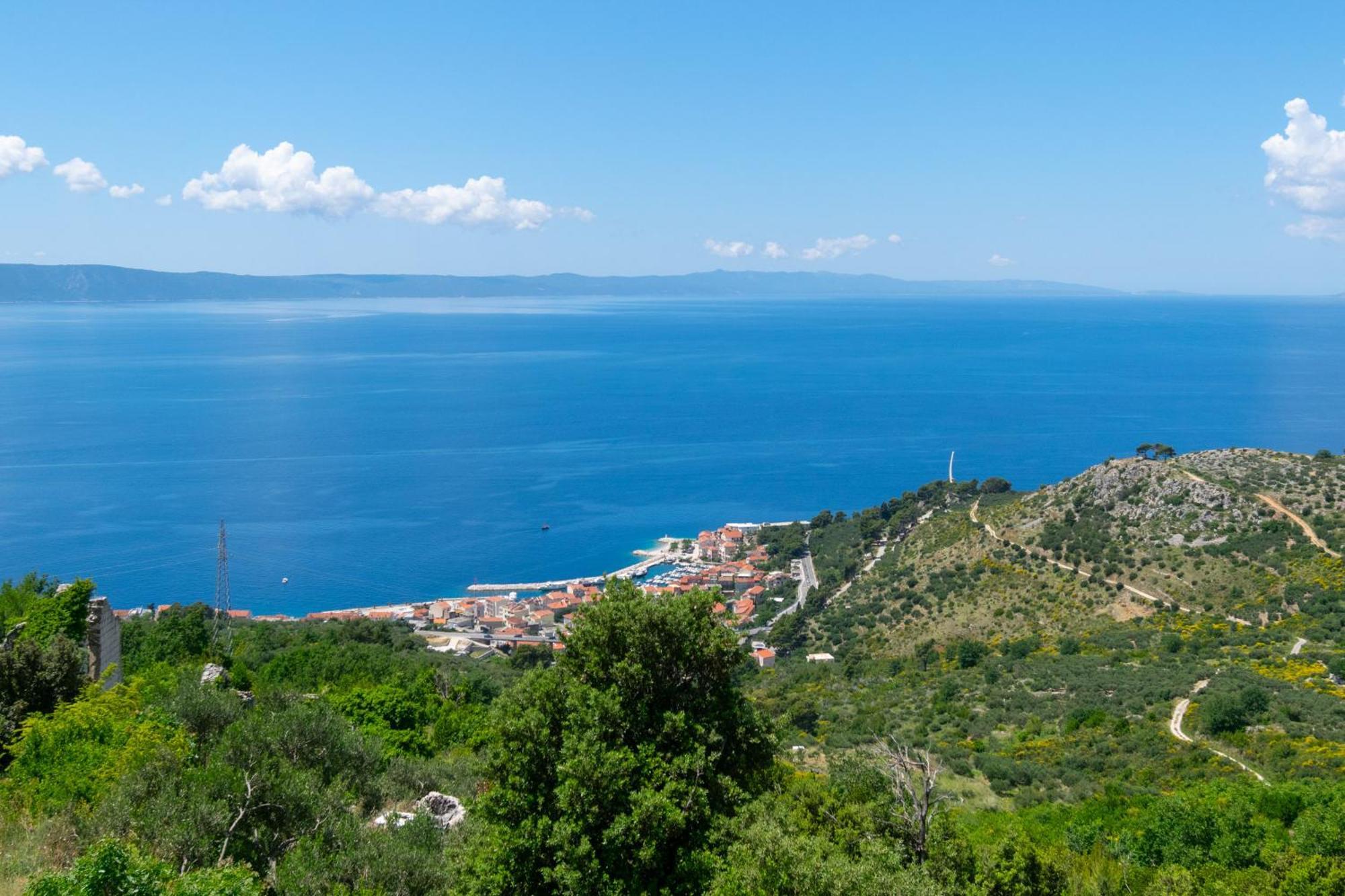 Villa With Sea View Подгора Екстериор снимка