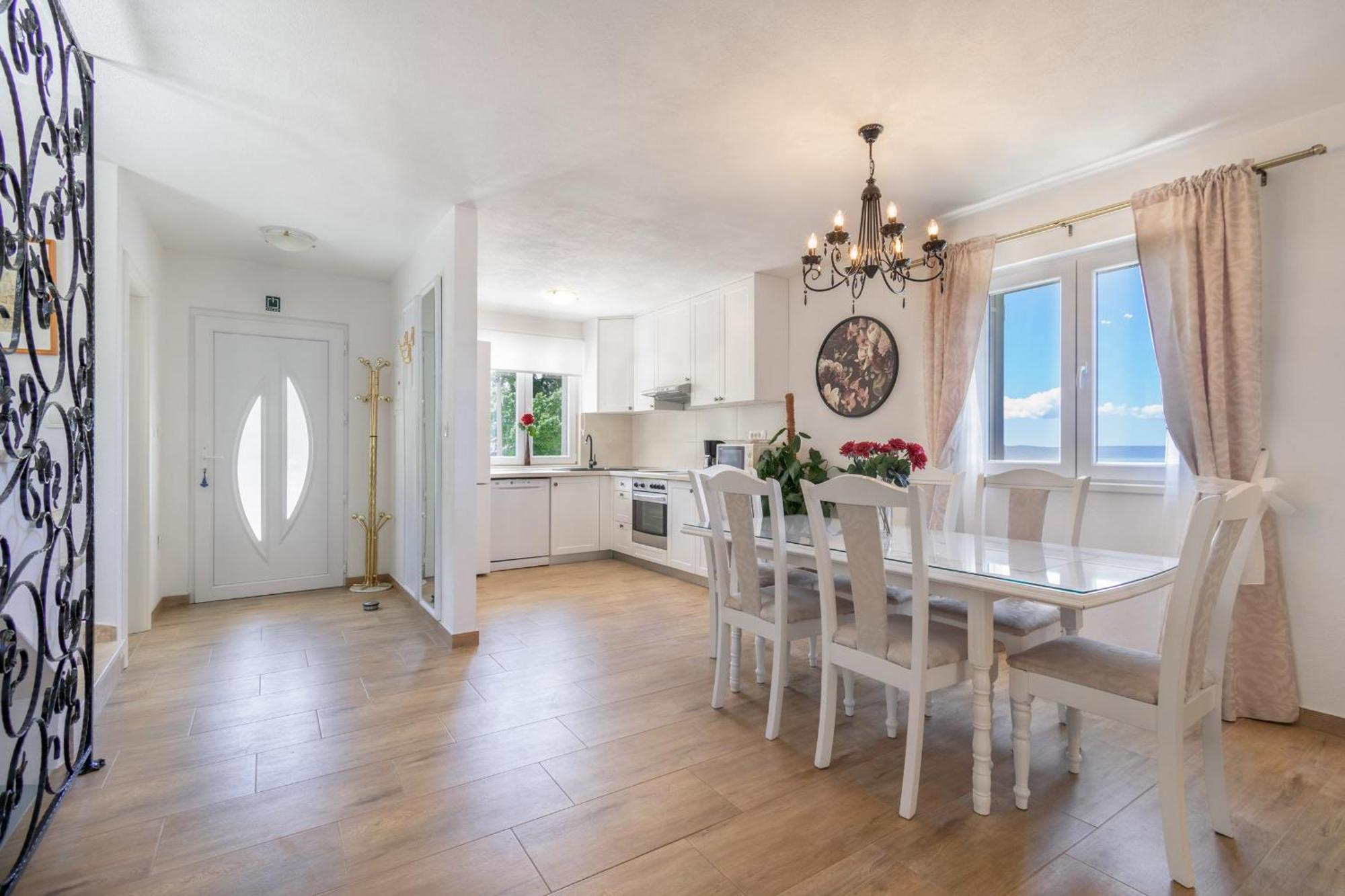 Villa With Sea View Подгора Екстериор снимка