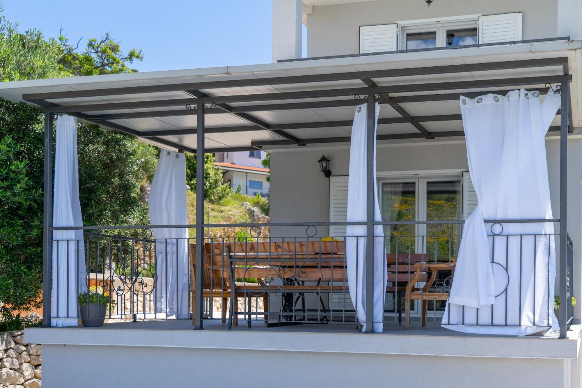 Villa With Sea View Подгора Екстериор снимка