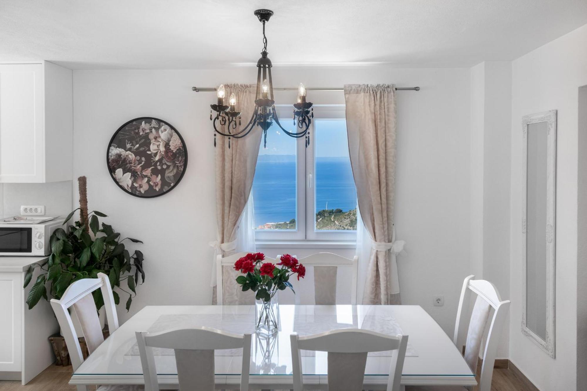 Villa With Sea View Подгора Екстериор снимка